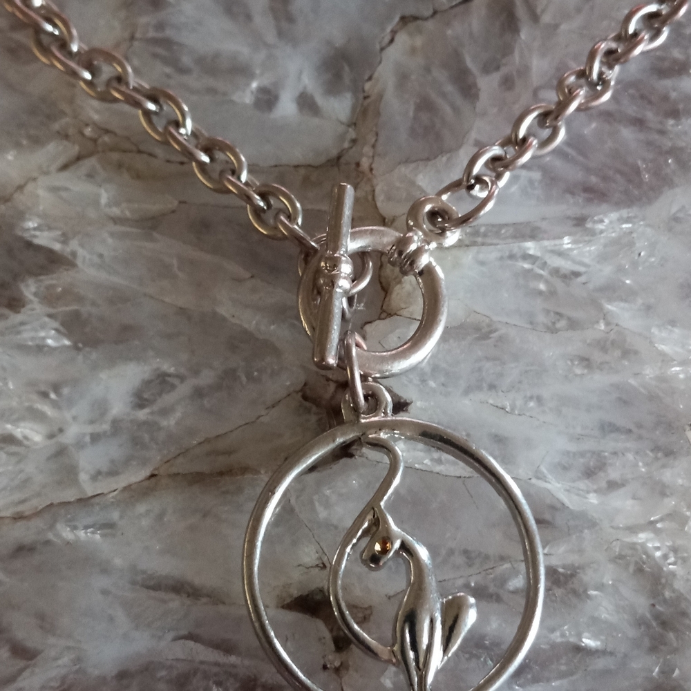 Vintage Baby Phat charm bracelet silver tone